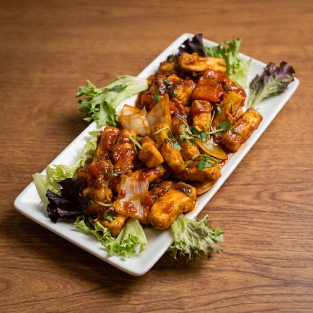 Paneer Manchurian.