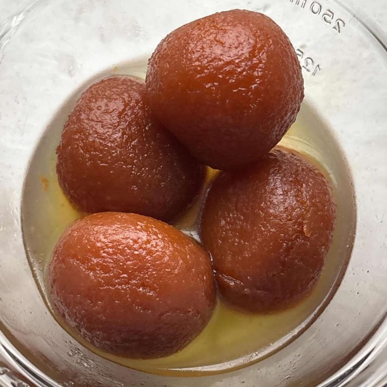 Indulge in our gulab jamun
